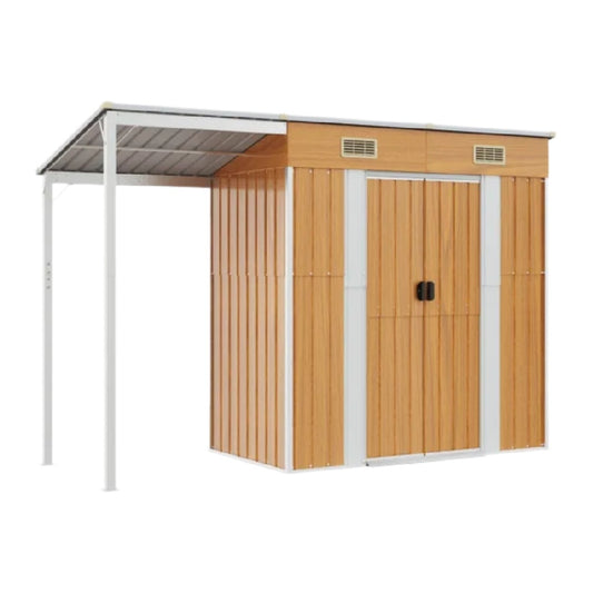 Garden Storage Shed for Outdoor Use in Metal - 150 x 100 x 200