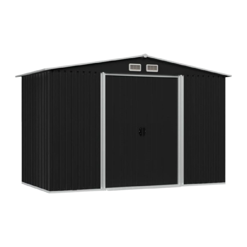 Metal Storage Shed for Outdoor Use with Double Doors - 200 x 150 x 180