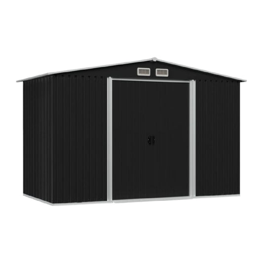 Metal Storage Shed for Outdoor Use with Double Doors - 200 x 150 x 180